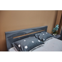 Кровать с подъёмным механизмом Стокгольм (серый) - Изображение 2